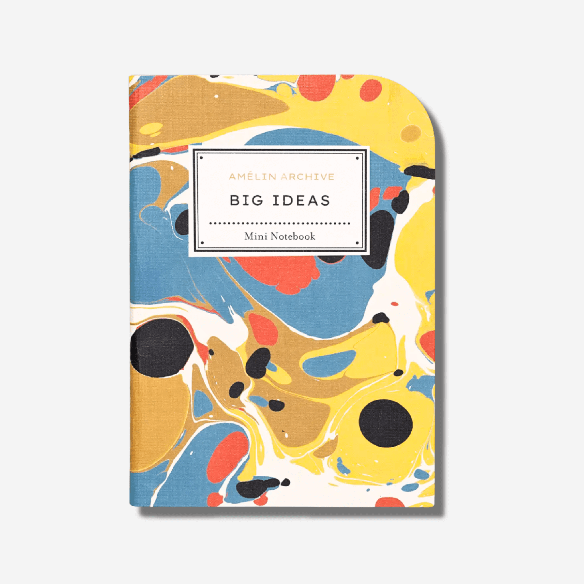 Colorful cover of Amélin Archive BIG IDEAS mini notebook, perfect for capturing your thoughts and inspirations.