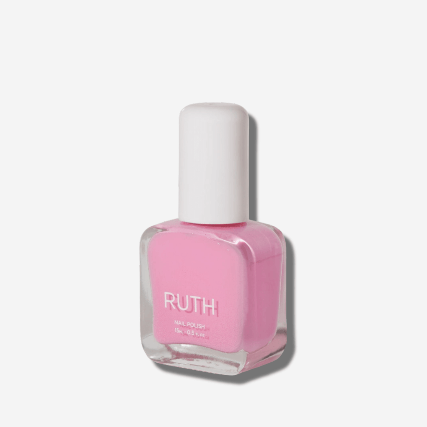 Ruth Bubblegum Nail Polish in playful pink, vegan and cruelty-free, perfect for a sweet and stylish manicure.