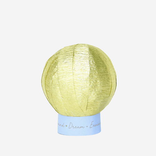 Golden Crystal Ball Surprize Ball® ready to unwrap, promising 12 magical treasures inside.