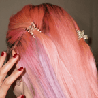 SMALL PYRAMID HAIR CLAW SET OF 2 - GREEN