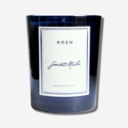 SAINT MALO CANDLE in a stylish glass jar, featuring coconut wax for a clean burn and fresh coastal scent.