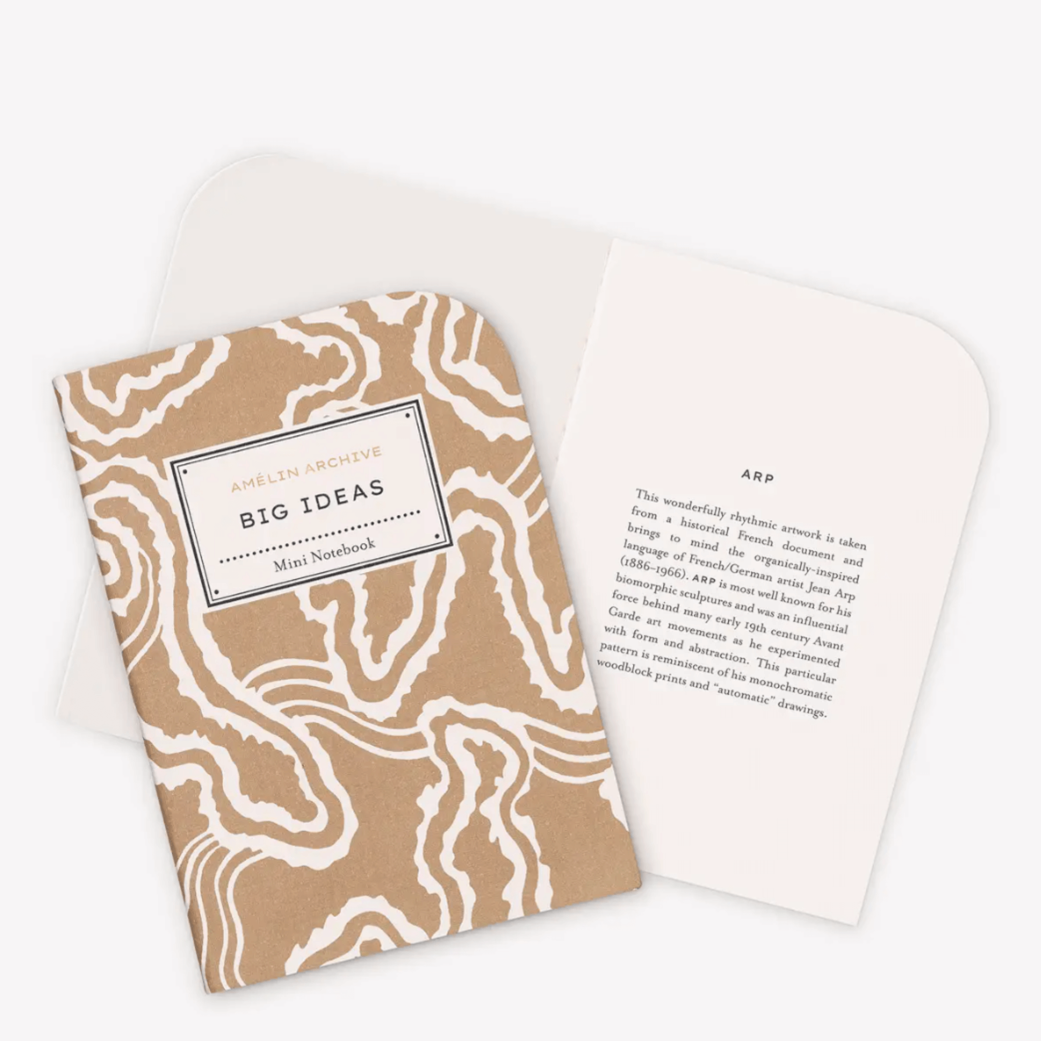 BIG IDEAS NOTEBOOK, SET OF 3 - ABSTRACTE/ARP/CHIMIE DES FLEURS
