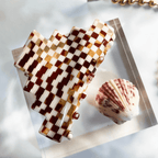 PYRAMID HAIR CLAW - IVORY