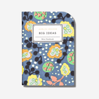 Big Ideas mini notebook with colorful floral design, ideal for jotting down inspiration and big ideas.