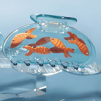 GOLDFISH HAIR CLAW with playful orange goldfish design, adding charm and sparkle to your hairstyle. Perfect for a fun look!