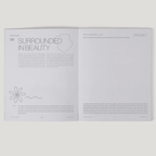 Inside view of the Pieces of You Journal featuring a beauty prompt for reflective journaling.