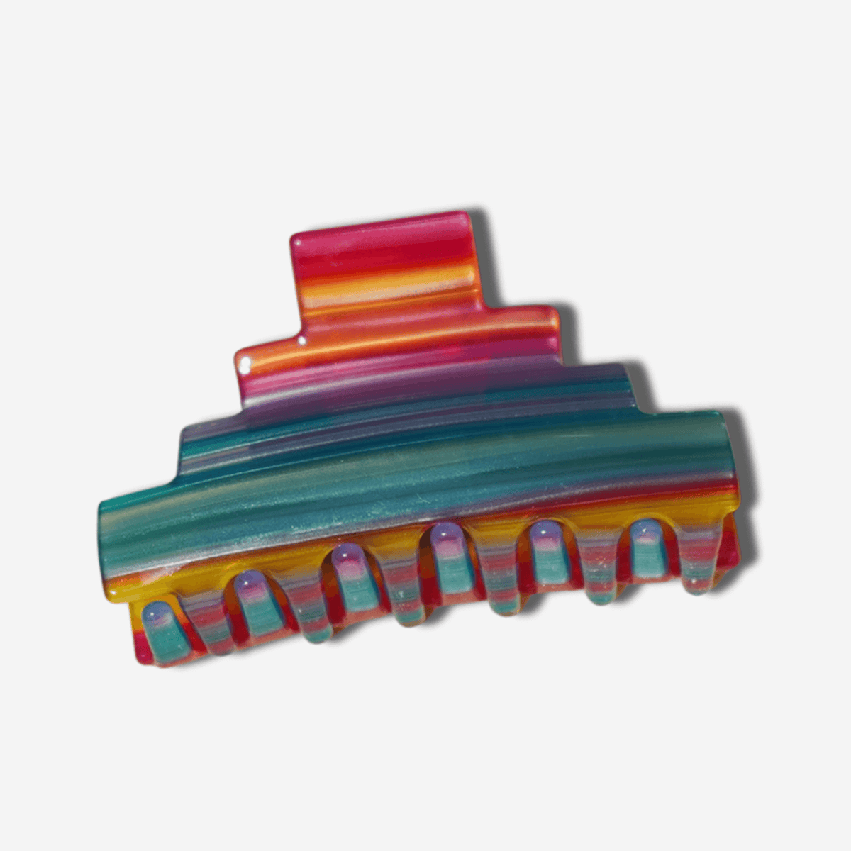 PYRAMID HAIR CLAW - SUNSET