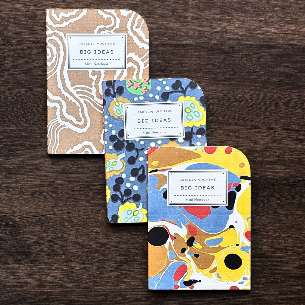 BIG IDEAS NOTEBOOK, SET OF 3 - ABSTRACTE/ARP/CHIMIE DES FLEURS