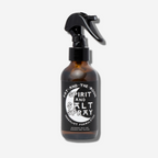 Bottle of Spirit and Salt Mist by Fat and the Moon, enhancing waves and curls with herbal ingredients.