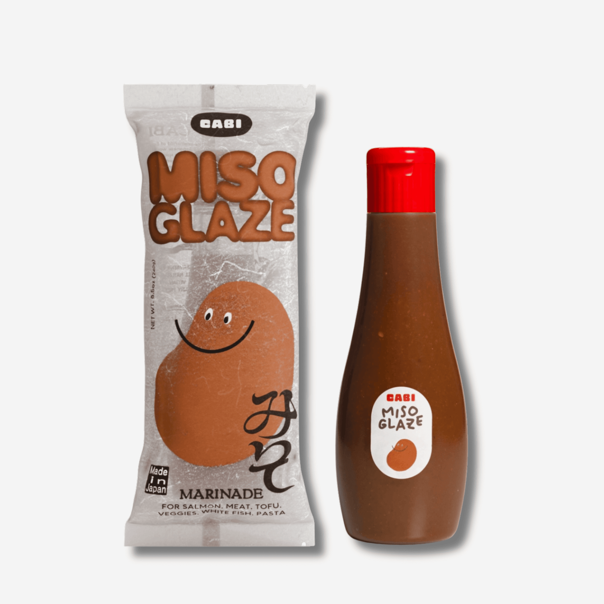Miso Glaze by Cabi, a vegan marinade for flavorful Japanese cooking, perfect for meats, tofu, and vegetables.
