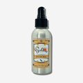 Goldie’s After Sun Spray in a silver bottle, a soothing blend for sun-soaked skin care and hydration.