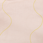 WAVY LINEN TEA TOWEL - LIGHT PINK