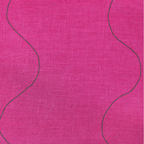 WAVY LINEN TEA TOWEL - PINK