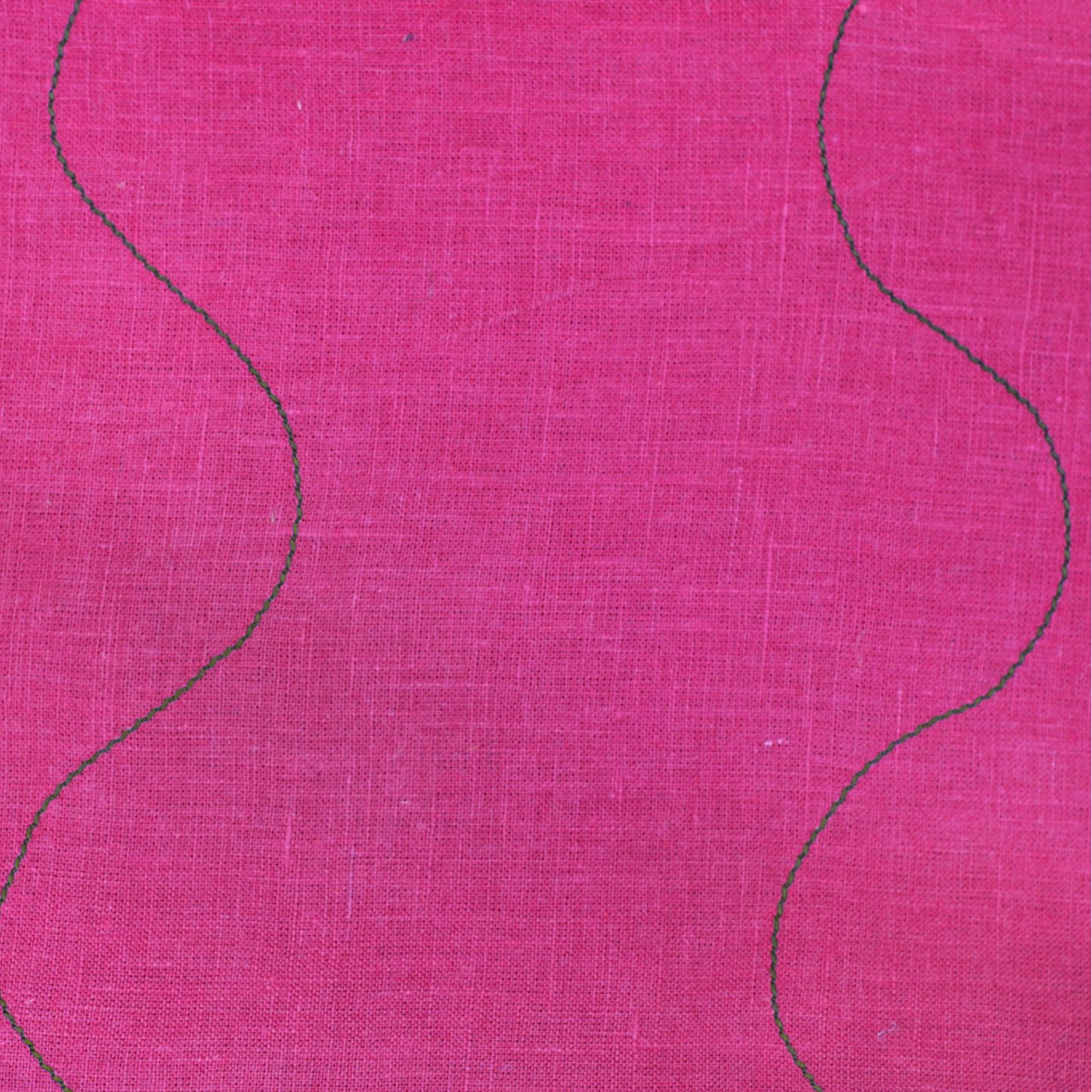 WAVY LINEN TEA TOWEL - PINK