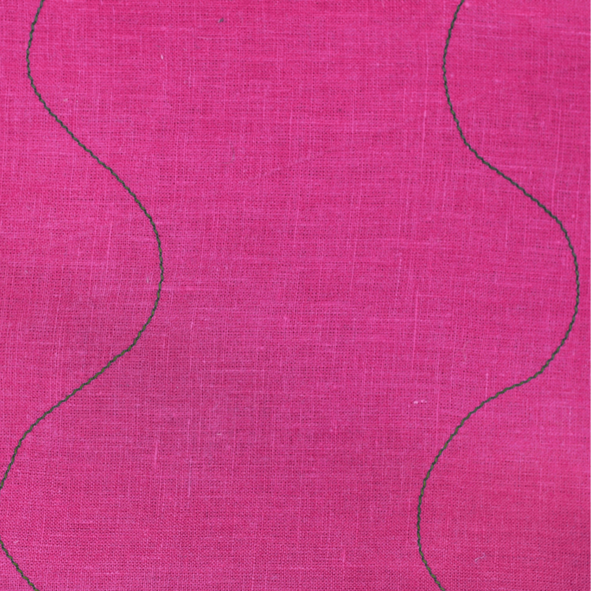 WAVY LINEN TEA TOWEL - PINK