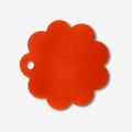 SCALLOP RESIN CHARCUTERIE BOARD - ORANGE