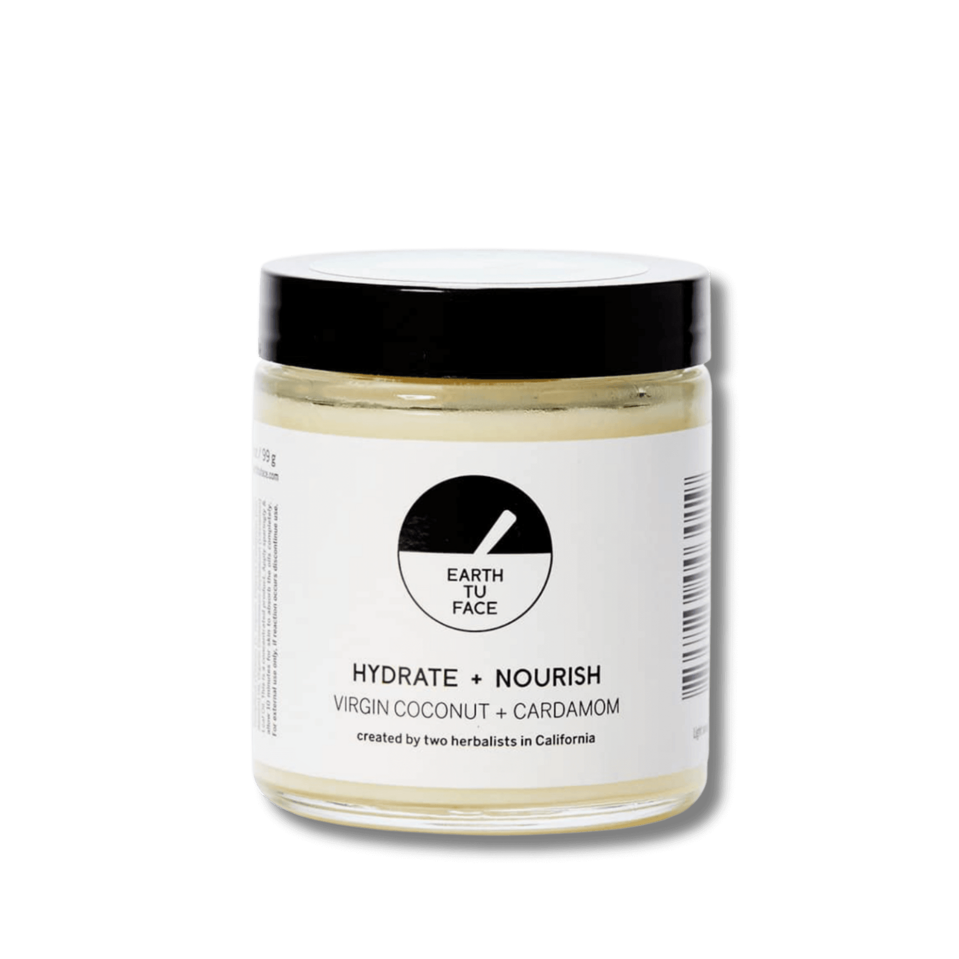 Ultra-rich body butter with virgin coconut and cardamom for deep hydration and skin nourishment.