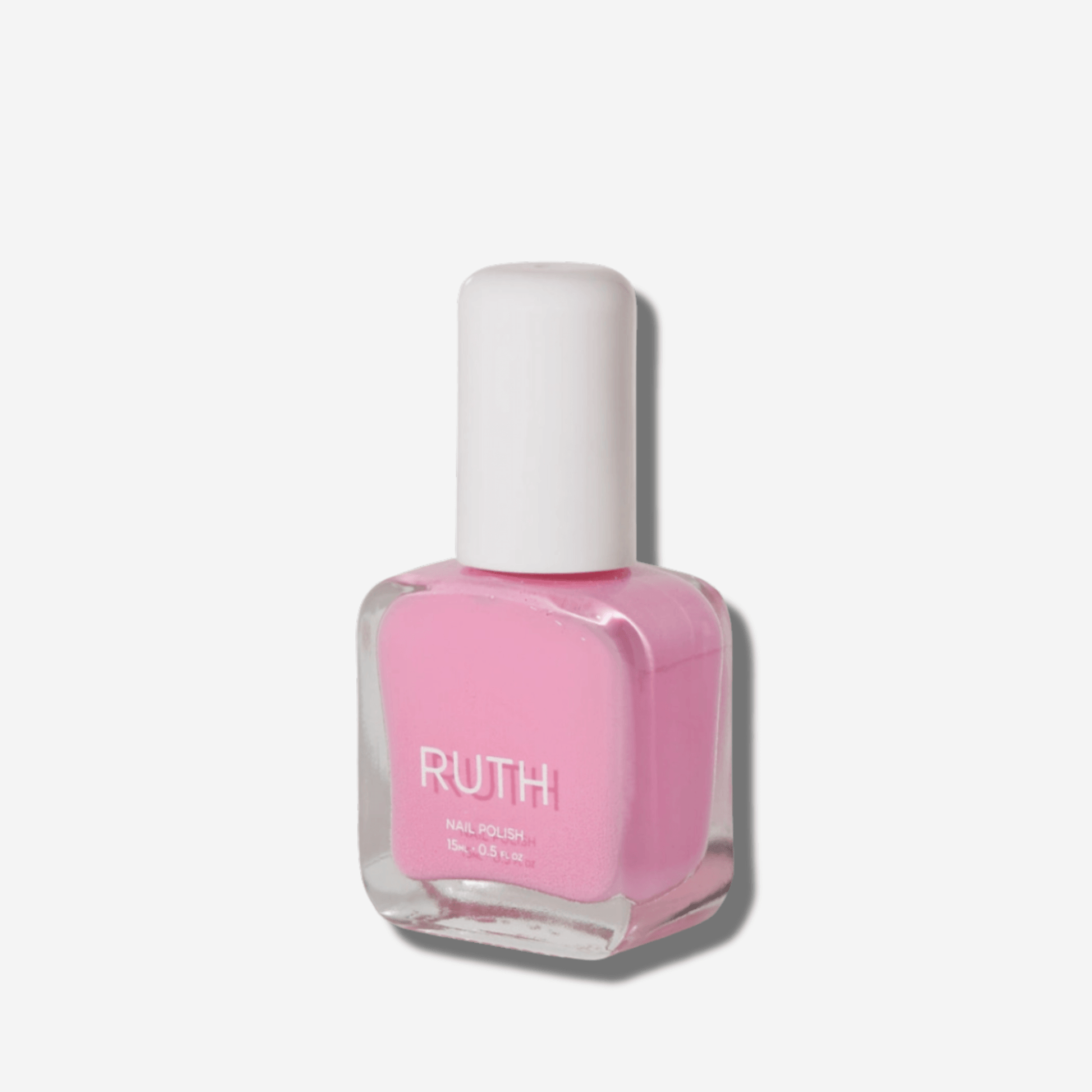 Ruth Bubblegum Nail Polish in playful pink, vegan and cruelty-free, perfect for a sweet and stylish manicure.
