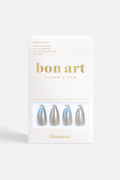 Silver Tide Soft & Durable Press-On Nails