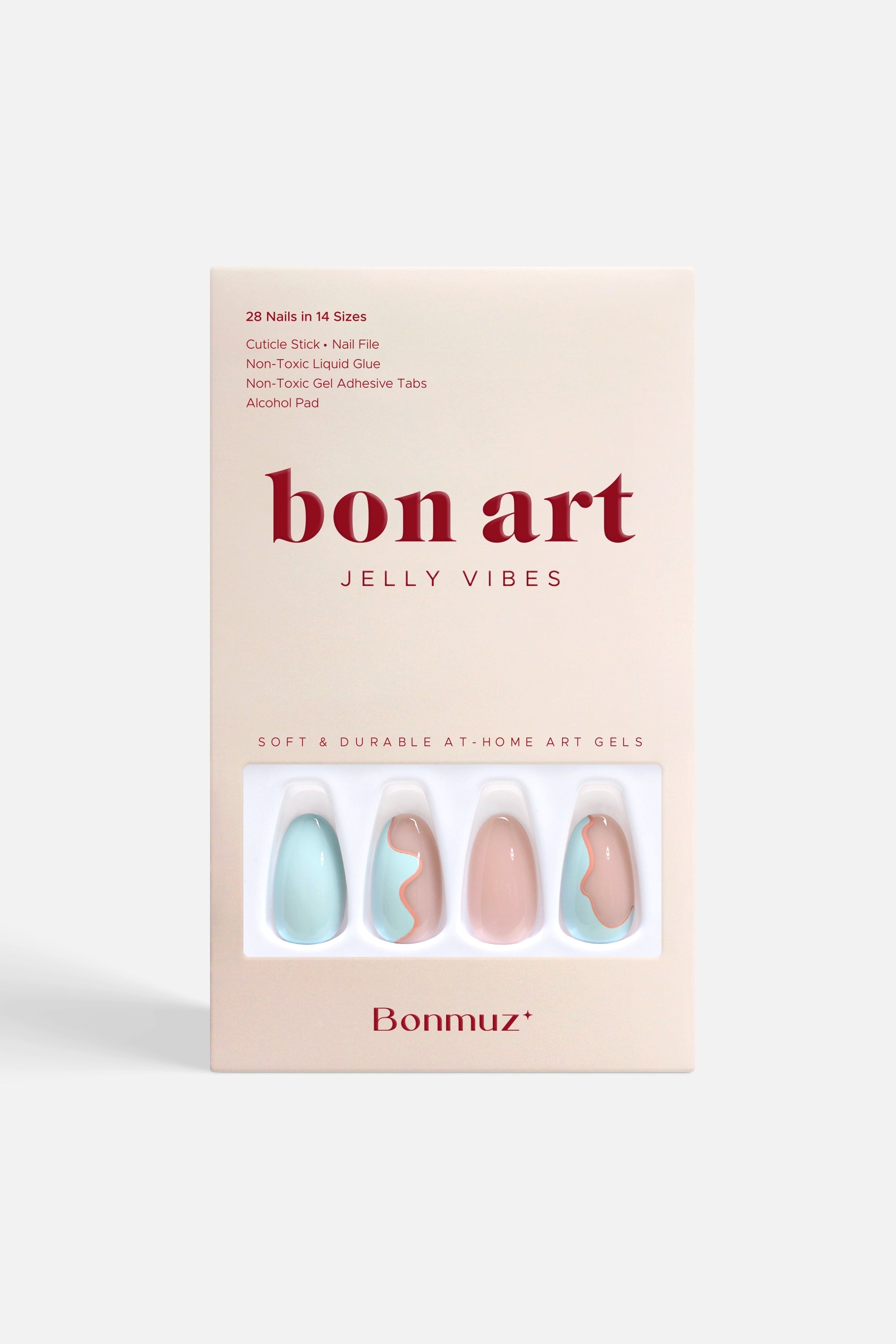 Seabed Blossom Soft & Durable Press-On Nails