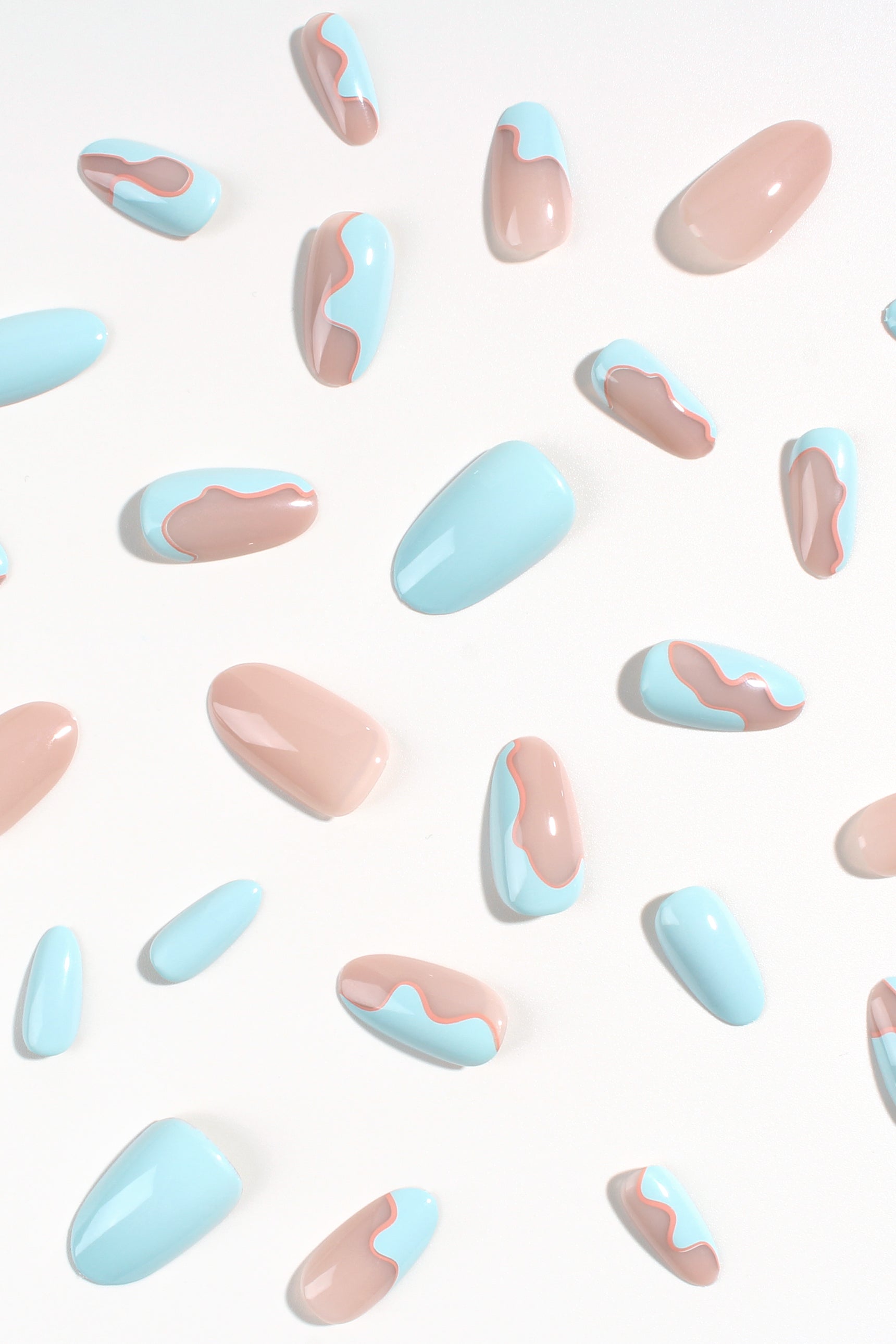 Seabed Blossom Soft & Durable Press-On Nails