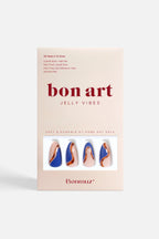 Cobalt Safari Soft & Durable Press-On Nails