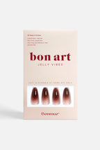 Berry Cocoa Drip Soft & Durable Press-On Nails
