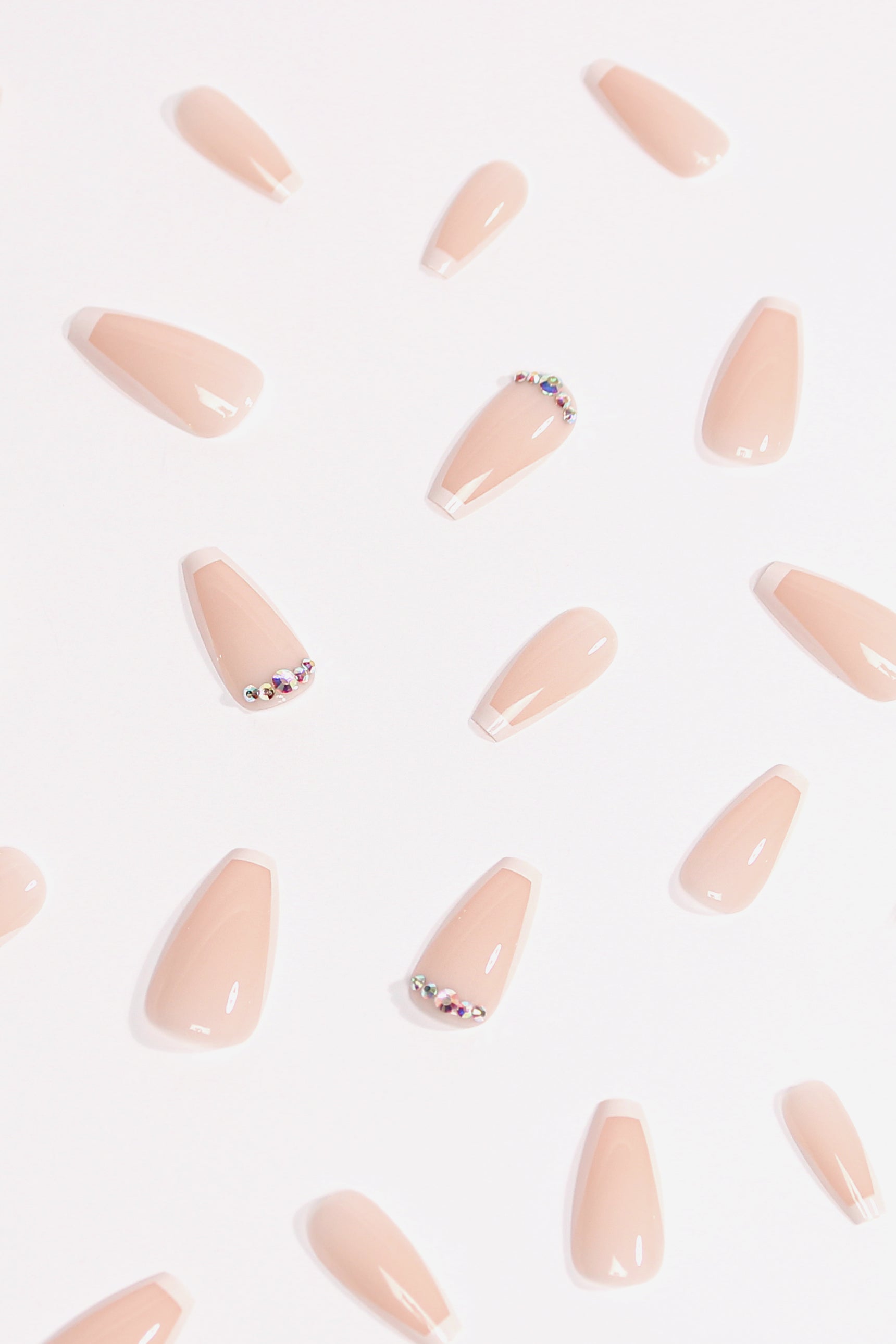 Beige Twinkle Soft & Durable Press-On Nails