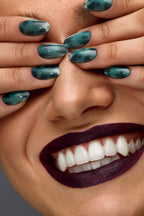 Emerald Amber Soft & Durable Press-On Nails